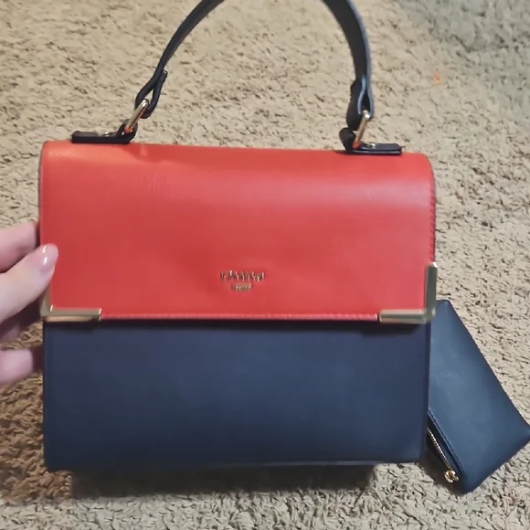 Dune London Red and Black Satchel - Picture 4 of 8